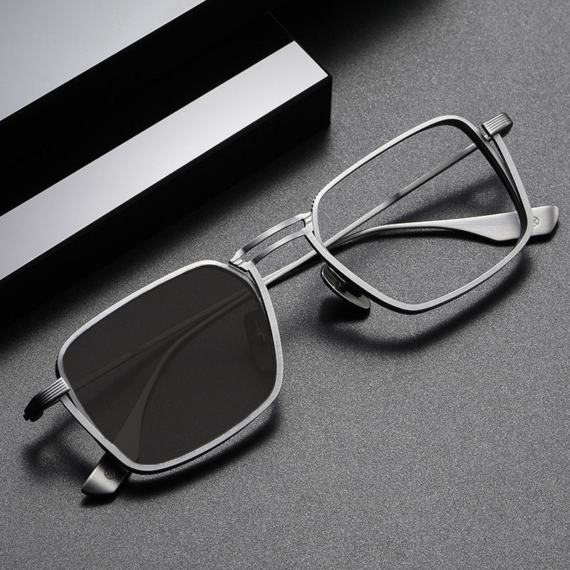 Retro Blue Light Blocking Color Changing Glasses for Men