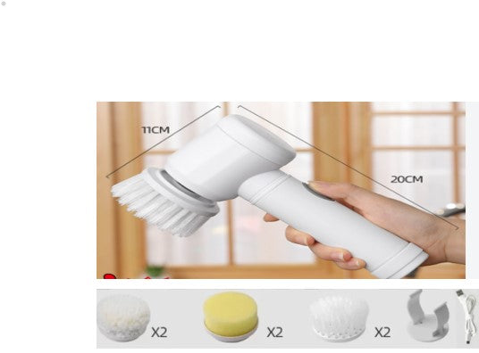 Electric Multifunctional Cleaning Brush for Home Use
