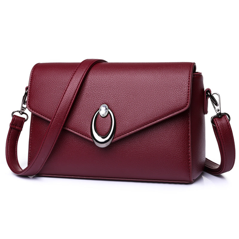 New Retro Fashion Soft Leather Women's Shoulder Bag