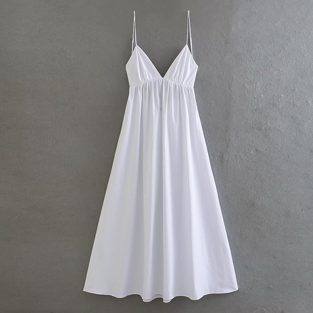 2023 Summer New Style Backless Midi Dress M4-A472D
