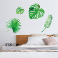 Modern Removable Leaf Wall Decals for Living Room