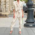 2023 Autumn Fashion Colorful Blazer and Pants Set
