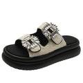 2023 Women's Fashion Suede Platform Slide Sandals