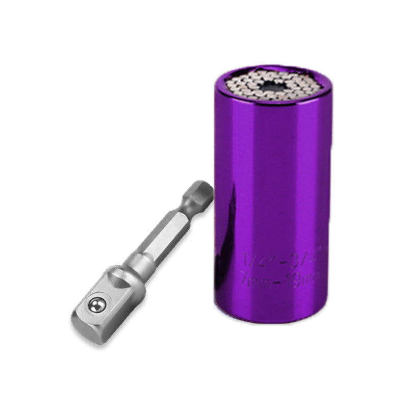3-Piece Multi-Function Ratchet Socket Set 7-19 mm