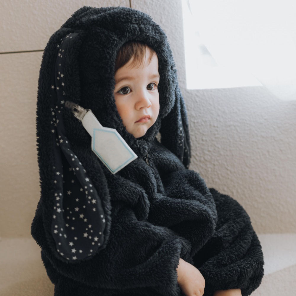 New Korean Style Kids Rabbit Plush Bodysuit (Thick)