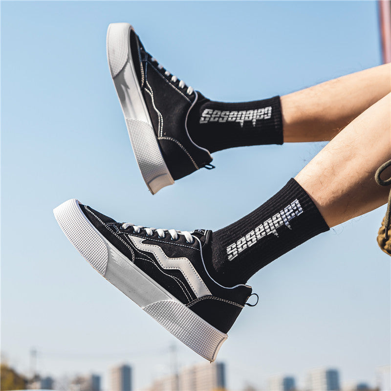 2023 Summer New Thick-Soled Men's Canvas Sneakers