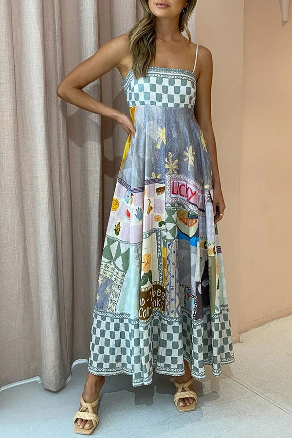 2023 Summer Sexy Floral Maxi Dress for Women