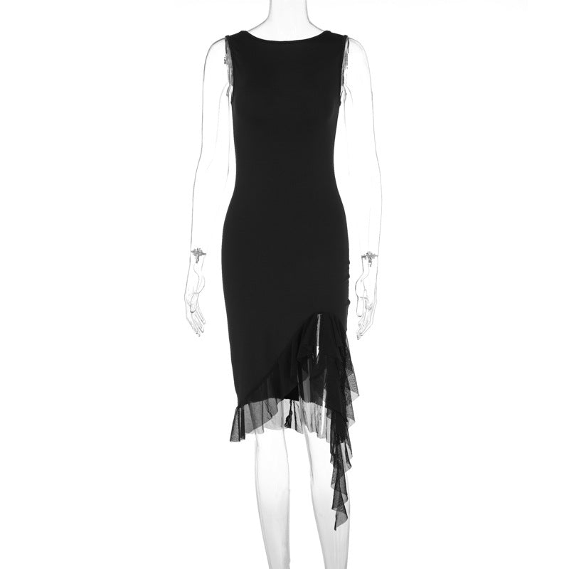 2023 Summer-Fall Women's Slim Fit Backless Dress