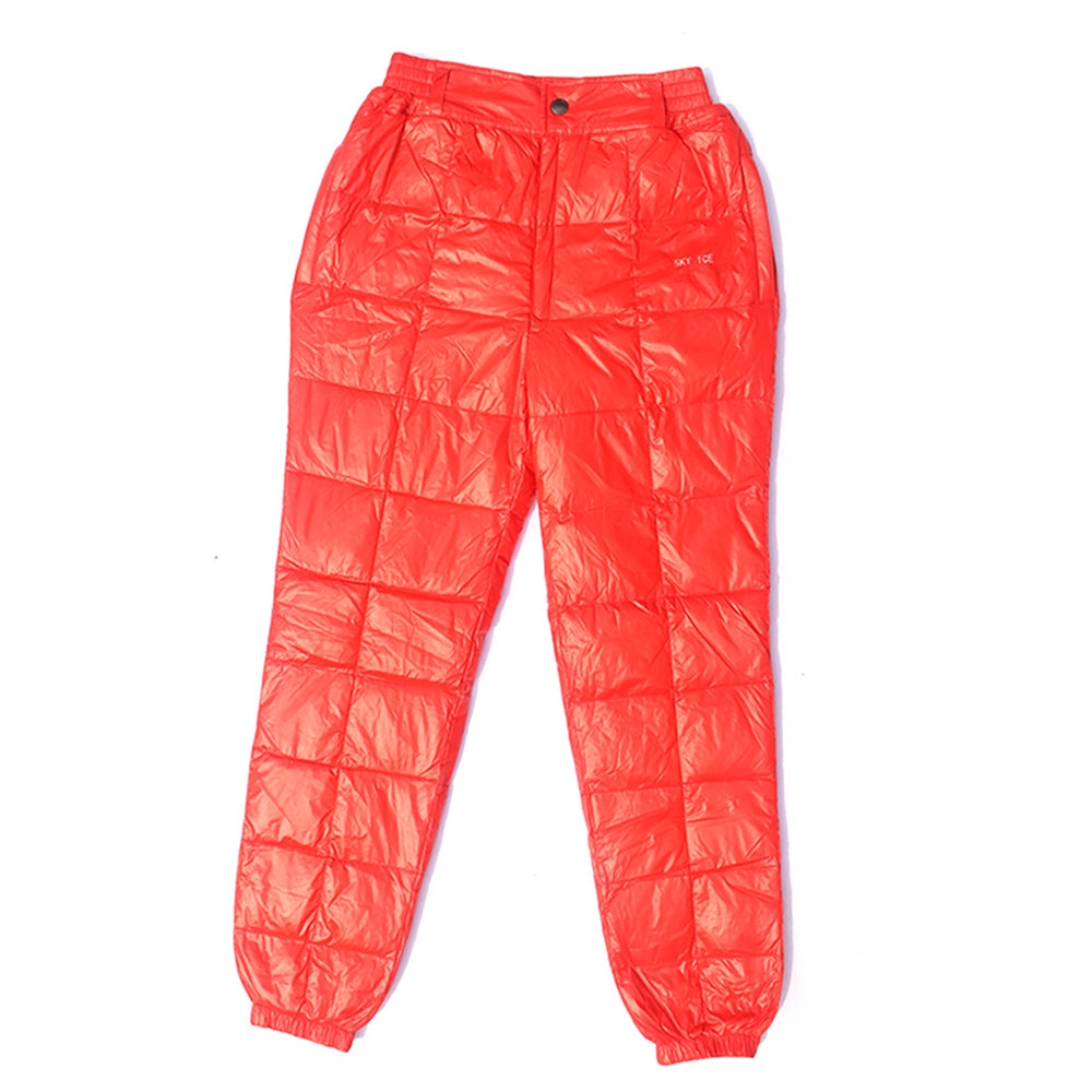 2023 Men's Thick Goose Down Waterproof Hiking Pants