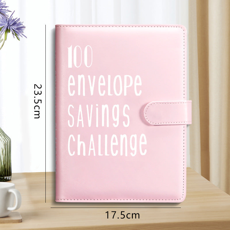 100 Envelope Challenge Notebook for Couples' Savings