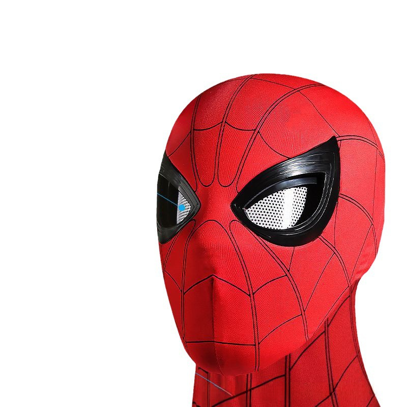 Spider-Man Helmet with Movable Eyes and Blinking Feature