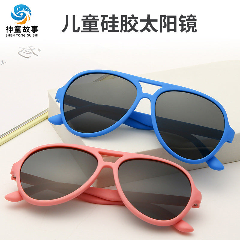 S5010 Kids' Silicone Polarized Sunglasses for Outdoors