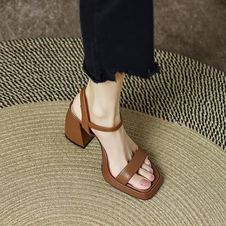 Women's Chunky Heeled Waterproof Sandals Summer 2023