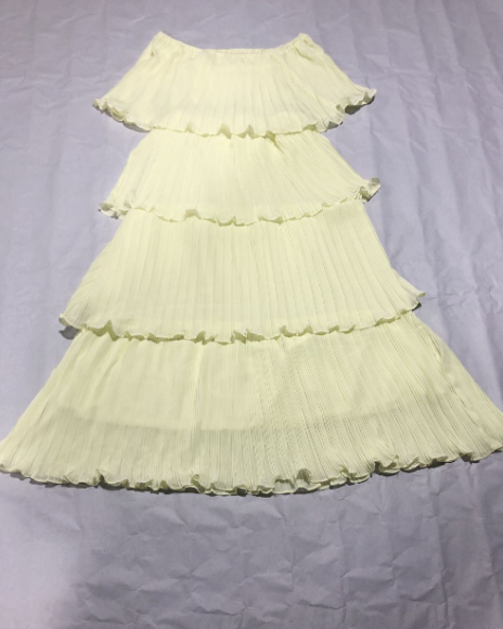 2018 Summer Off-Shoulder Layered Maxi Dress for Women