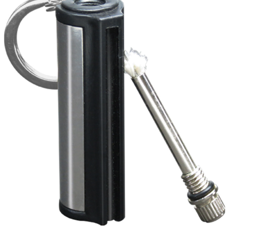 Wholesale Cylinder Stainless Steel Keychain Lighter
