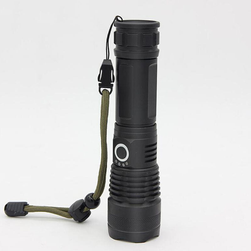 XHP50 Aluminum Alloy Flashlight with USB Rechargeable Zoom