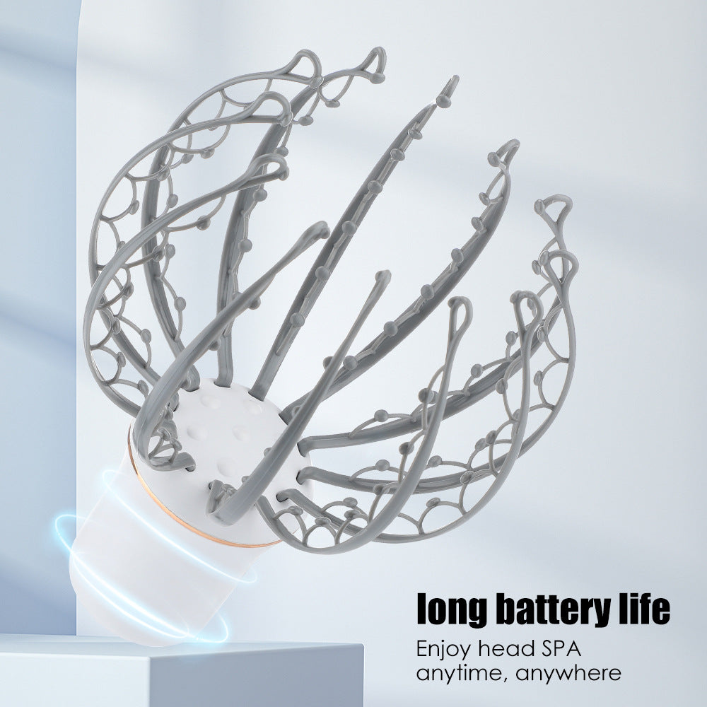 Cross-Border Electric Octopus Massager for Head Relief