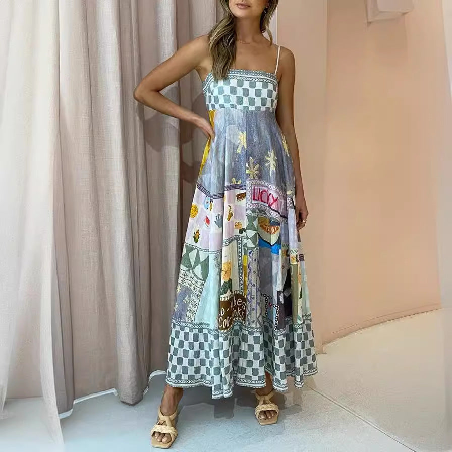 2023 Summer Sexy Floral Maxi Dress for Women
