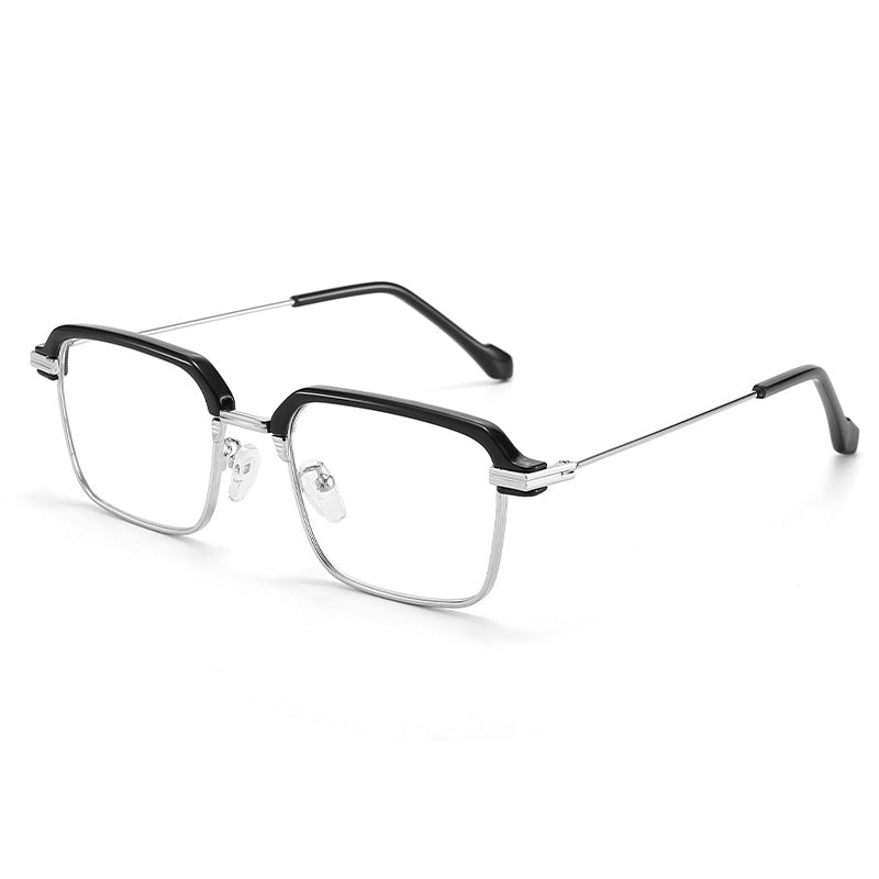 New Square Metal Anti-Blue Light Reading Glasses