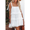 2023 Summer Ruffle Strap Dress with Tiered Design