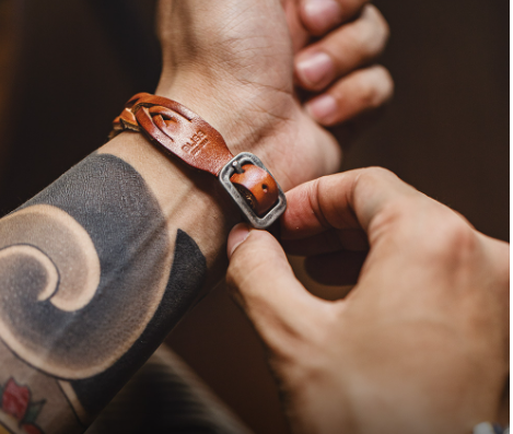 Vintage Leather Adjustable Bracelet for Men