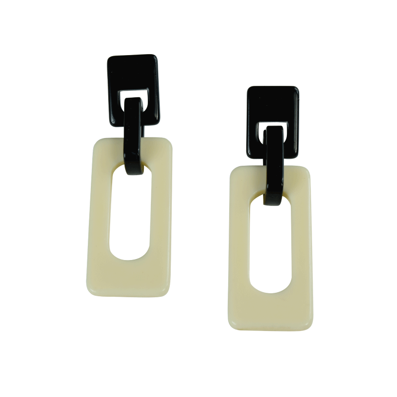 Roz -Tan Earrings