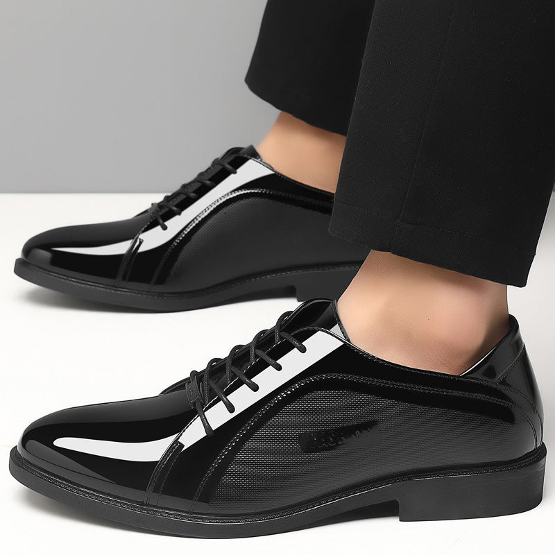 Men's Black Casual Leather Shoes - 2023 Spring/Fall Style
