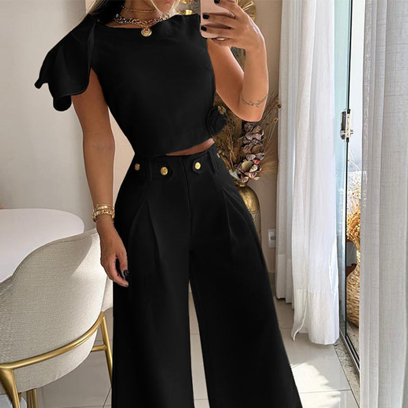2023 Fall Fashion Women's High-Waist Pants Set