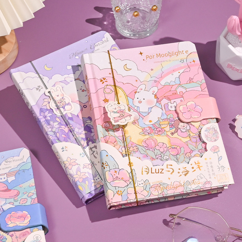 Korean Style Magnetic Notebook for Students (B6 Size)
