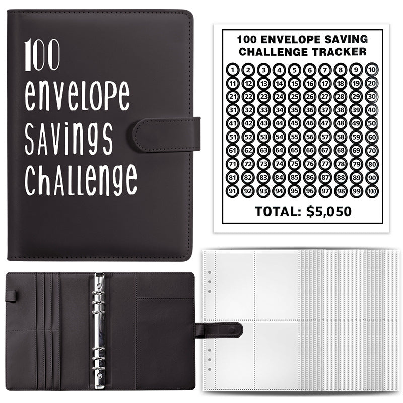 100 Envelope Challenge Notebook for Couples' Savings
