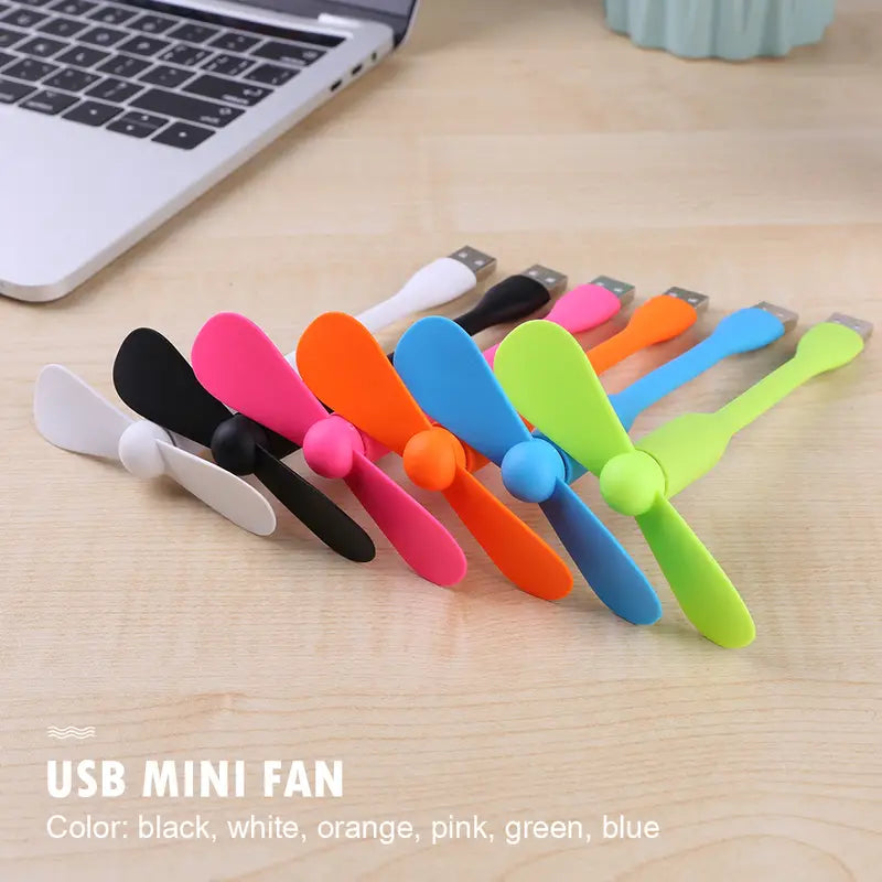Mini Flexible USB Handheld Cooling Fan for Devices