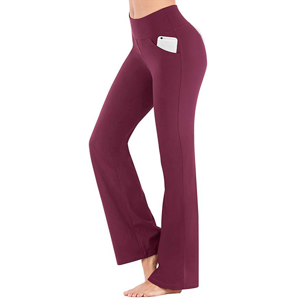 2023 Women's High-Waist Flared Yoga Pants in Stock
