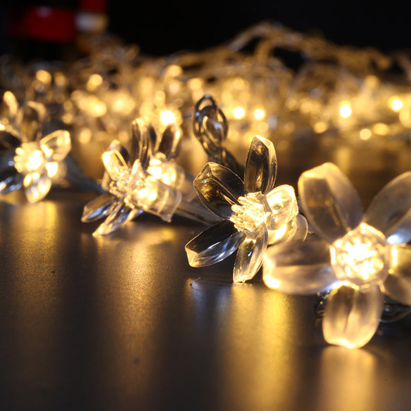 Sakura Solar LED String Lights with Remote Control
