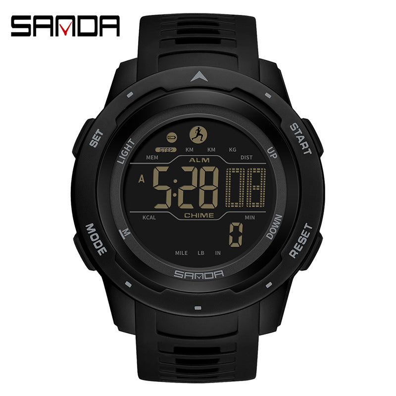 Multifunctional Waterproof Pedometer Sports Watch 2145