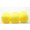 Creative Yellow Hair Curlers in Cake Shape (Set of 6)
