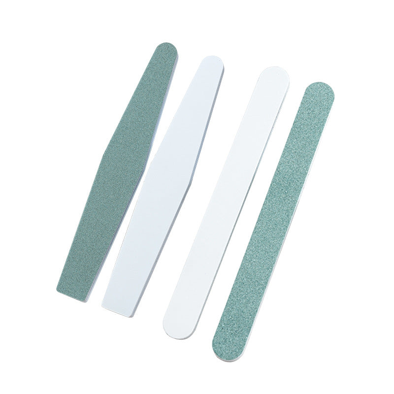 Green and White Nail Buffer Polishing Tool Set