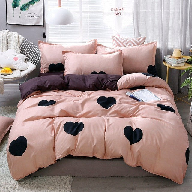 Pink Strawberry Comforter Set for Teen Bedding
