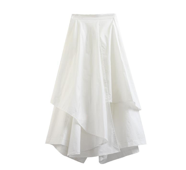 2023 Summer High-Waist Irregular A-Line Skirt for Women