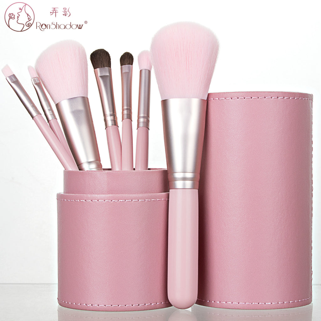 Mini Grape Makeup Brush Set with 7 Brushes