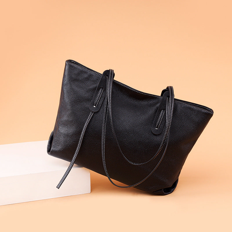 "2023 Women's Large Capacity Leather Tote Bag"