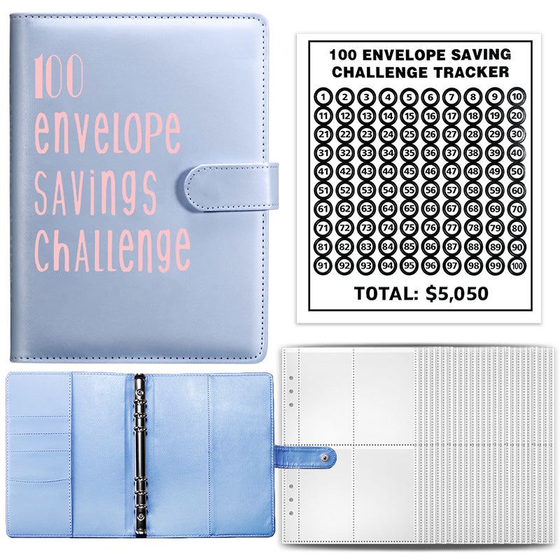 100 Envelope Challenge Notebook for Couples' Savings