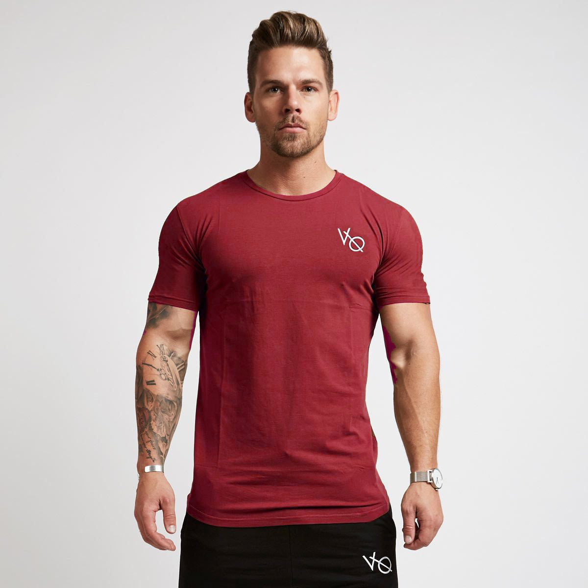 2022 Men's Muscle Fitness Cotton T-Shirt for Running