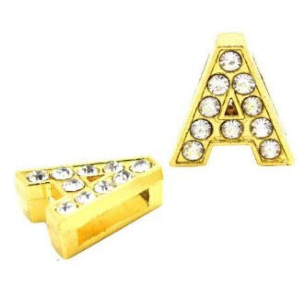 Pavé Letters -Gold Charms