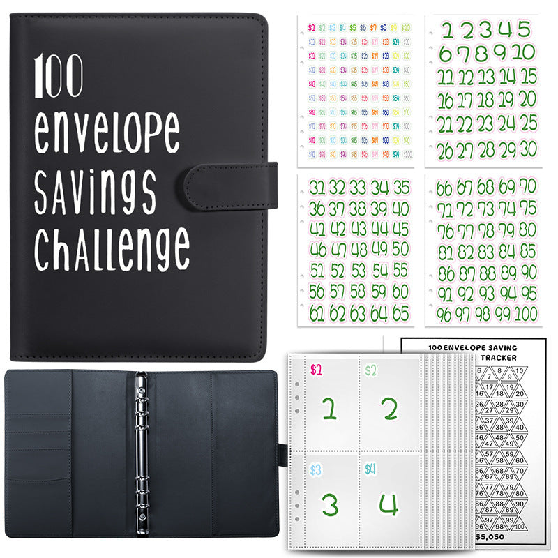 100 Envelope Challenge Notebook for Couples' Savings