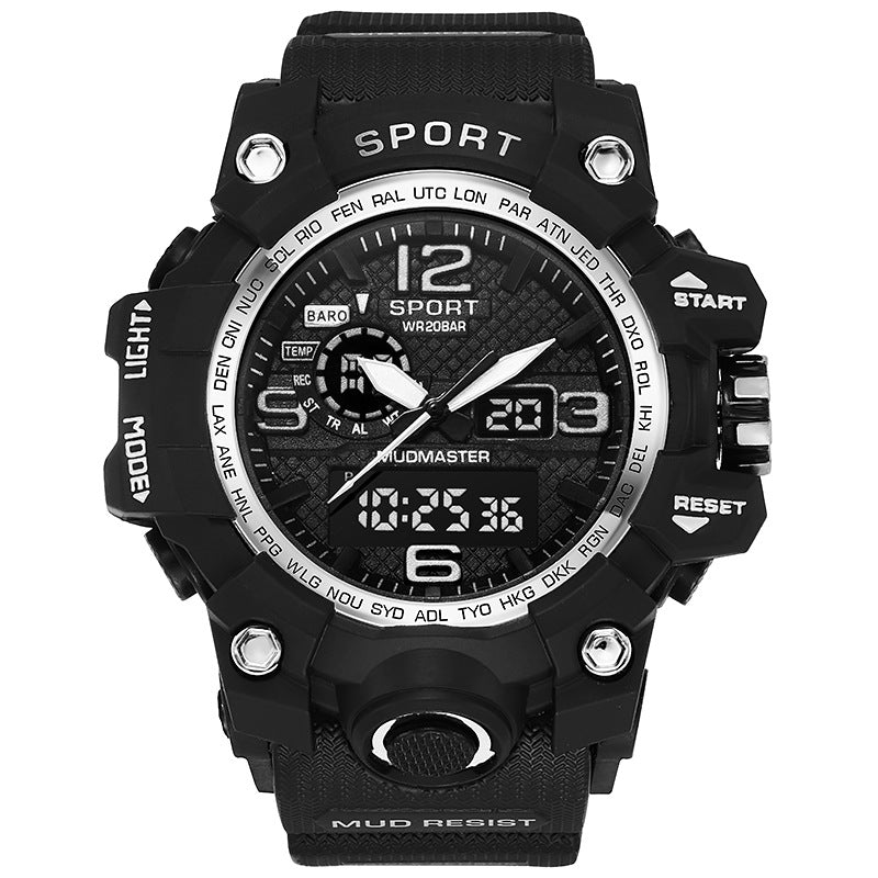 Multifunctional Military Watch for Men - Waterproof Quartz