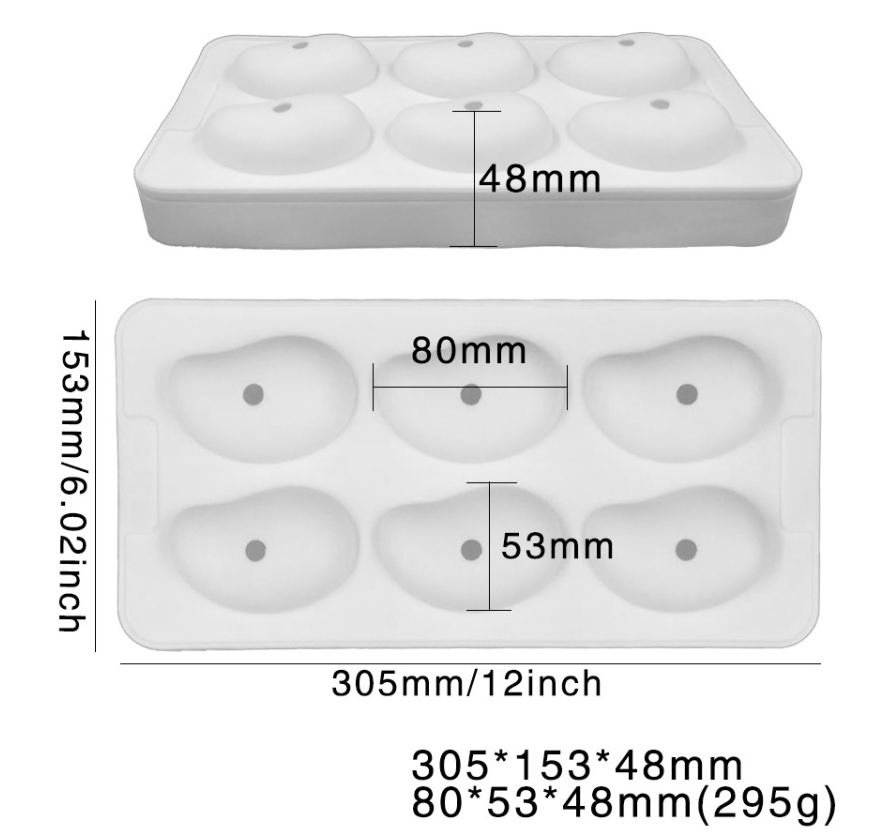 Silicone Fruit Mousse Cake Molds for DIY Baking