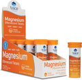 Trace Minerals Magnesium Effervescent - Bone & Circulatory Health Support Supplement - Magnesium Supplement to Aid Cardiovascular Health & Positive Outlook - Orange 8 Containers (80 Servings)