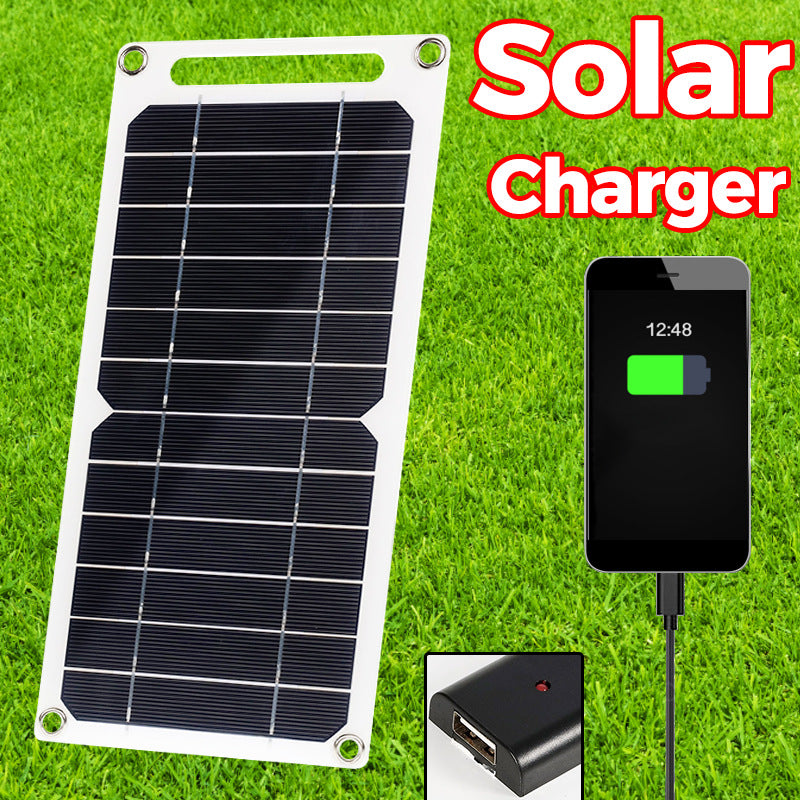 6W Solar Panel Portable USB Charger for Camping