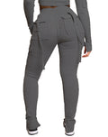 A5342 Women's Fashion Trendy Cargo Pants with Pockets