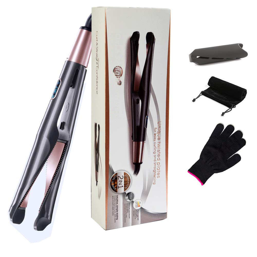 Spiral Hair Curler with Automatic Temperature Control